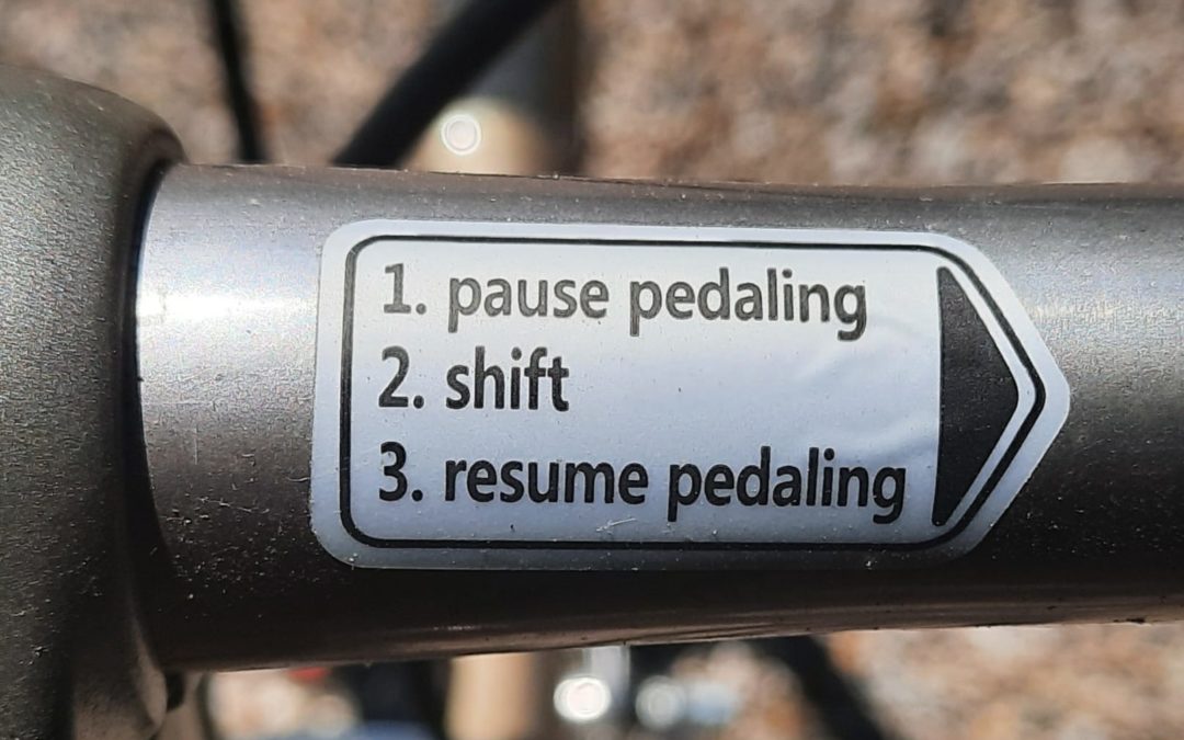 Stop, shift en trap verder