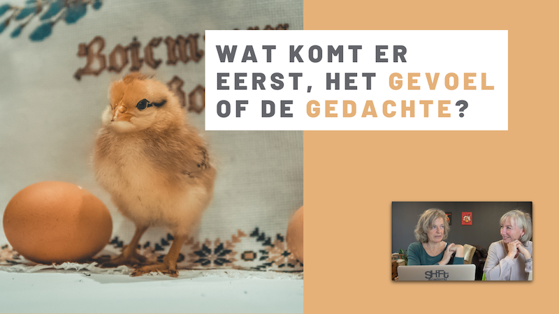 Wat komt er eerst, het gevoel of de gedachte?