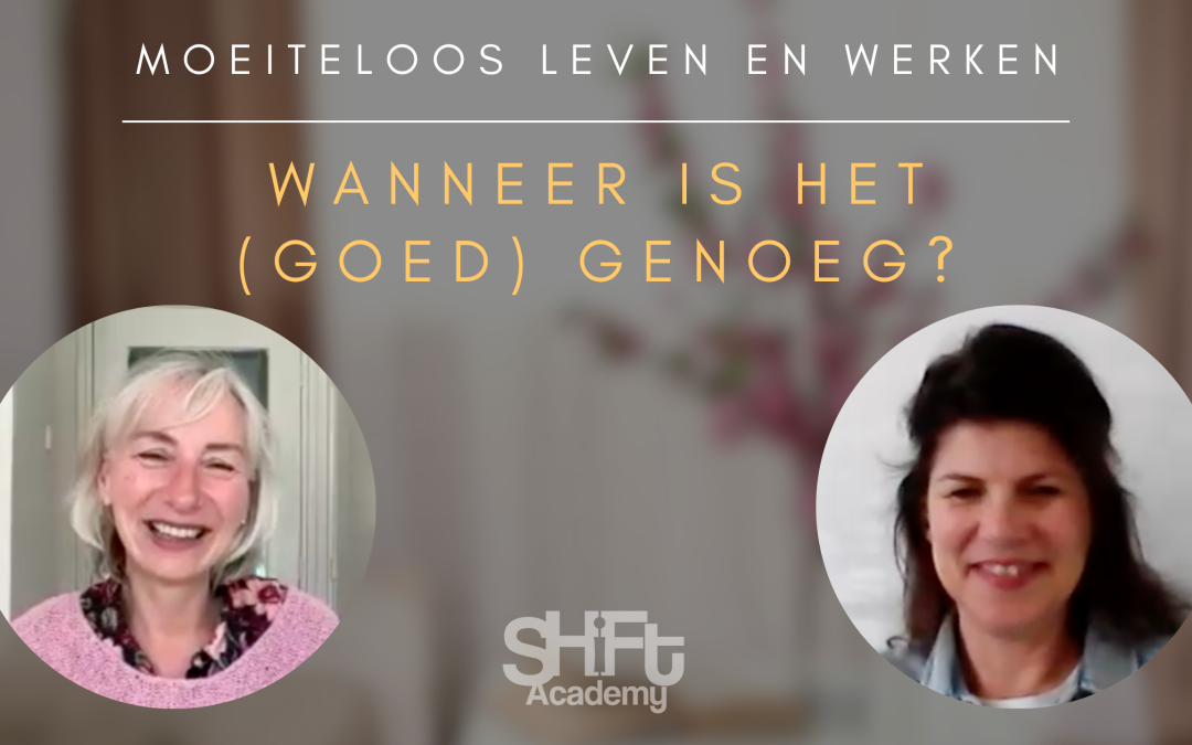 Podcast 3/6/2026: Wanneer is het (goed) genoeg? 