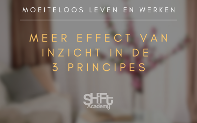 Podcast 1/7/2026: Meer effect van inzicht in de 3 principes